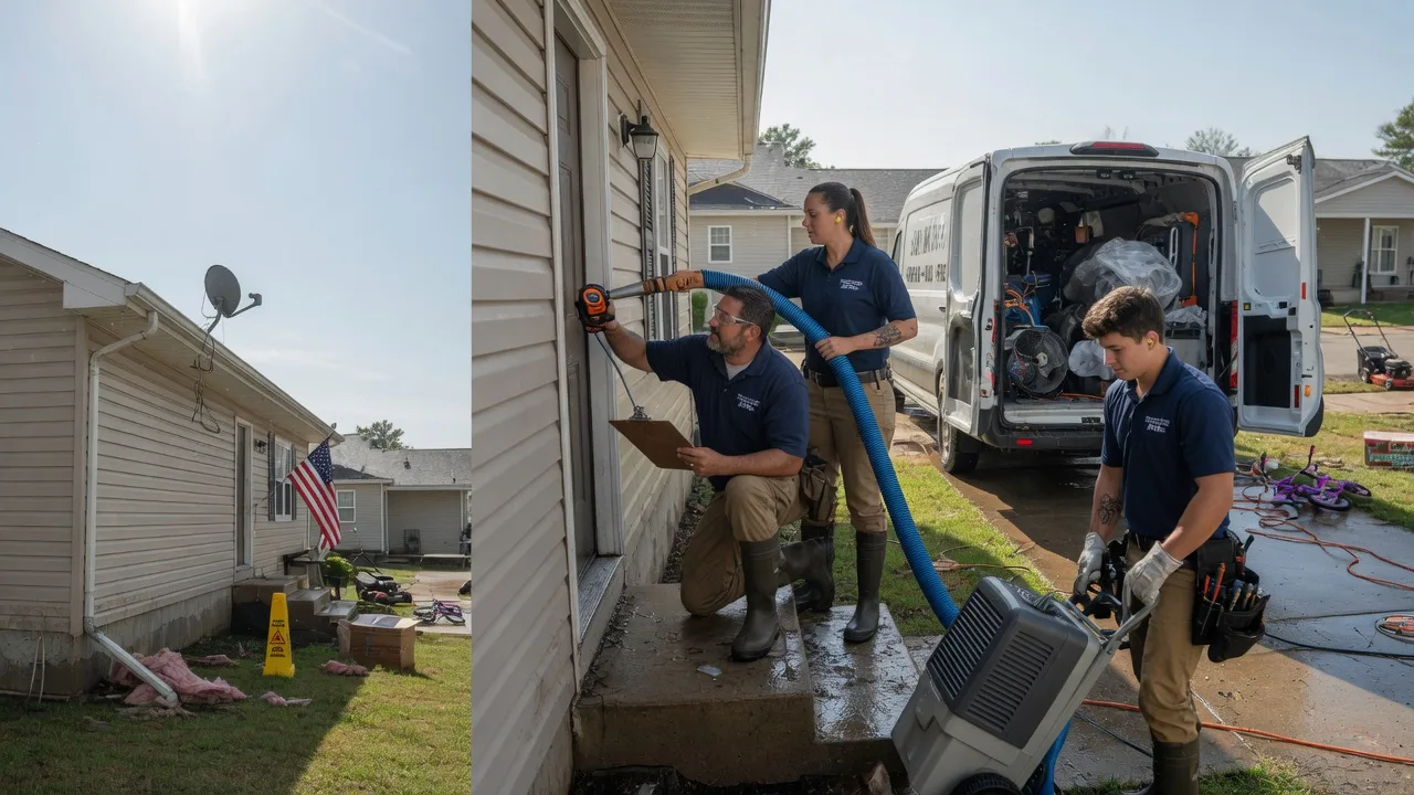 Ceiling Water Damage Restoration in Otwell, IN near me